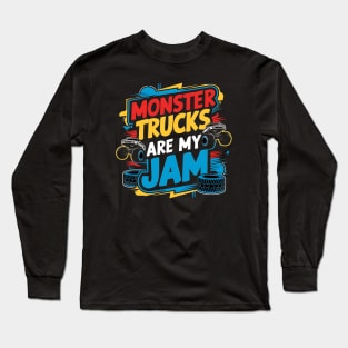 Monster Truck Lover Boy Long Sleeve T-Shirt